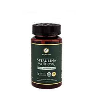 Spirulina Wellness 500 mg 90 tabletas Aquasolar